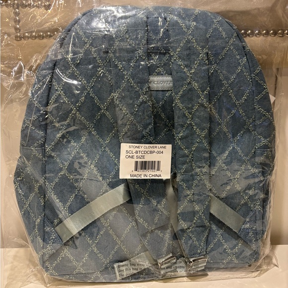 Stoney Clover Lane Denim Classic Backpack Coastal Cowgirl Cove - Picture 2 of 11